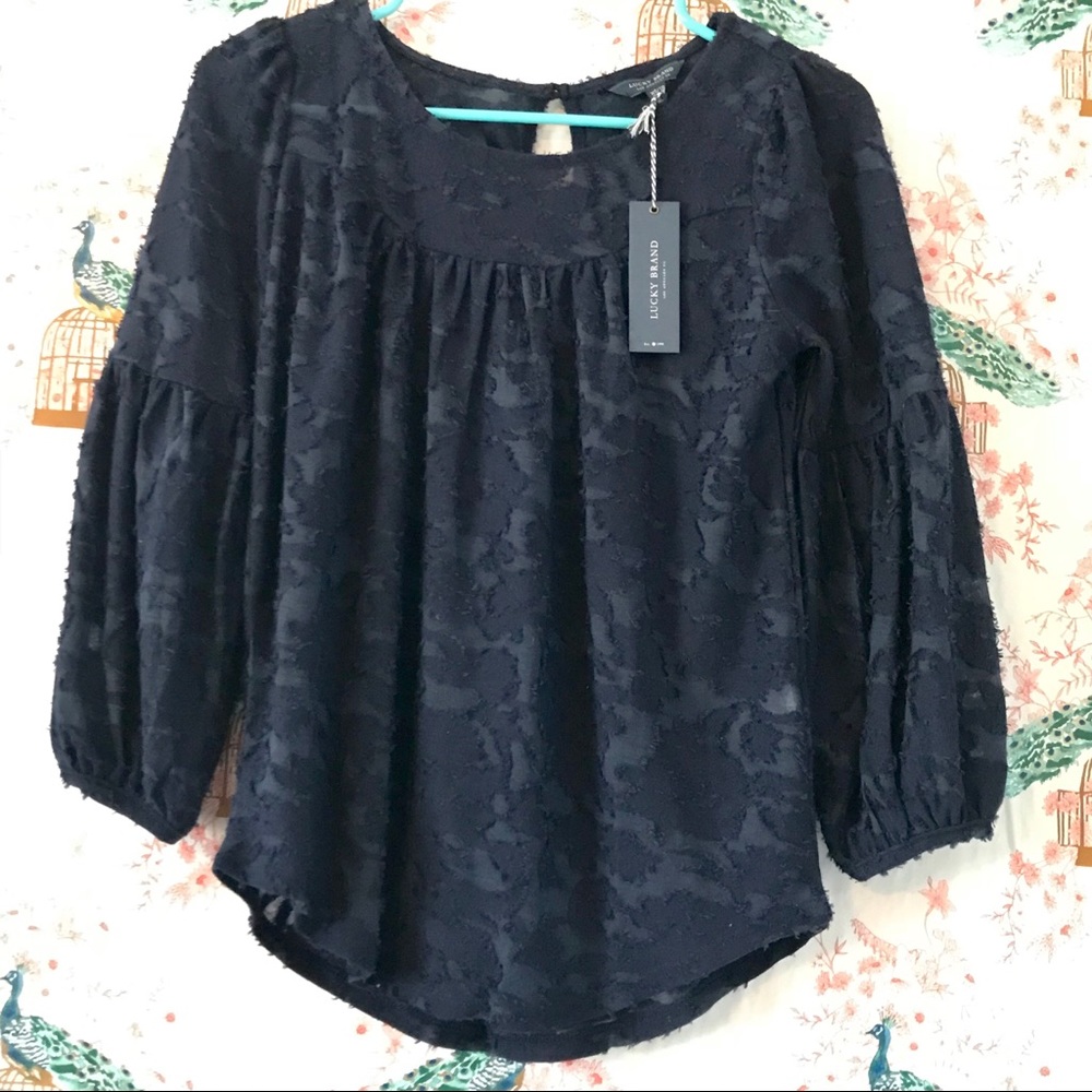 Lucky Brand: Peasant Top - NWT
